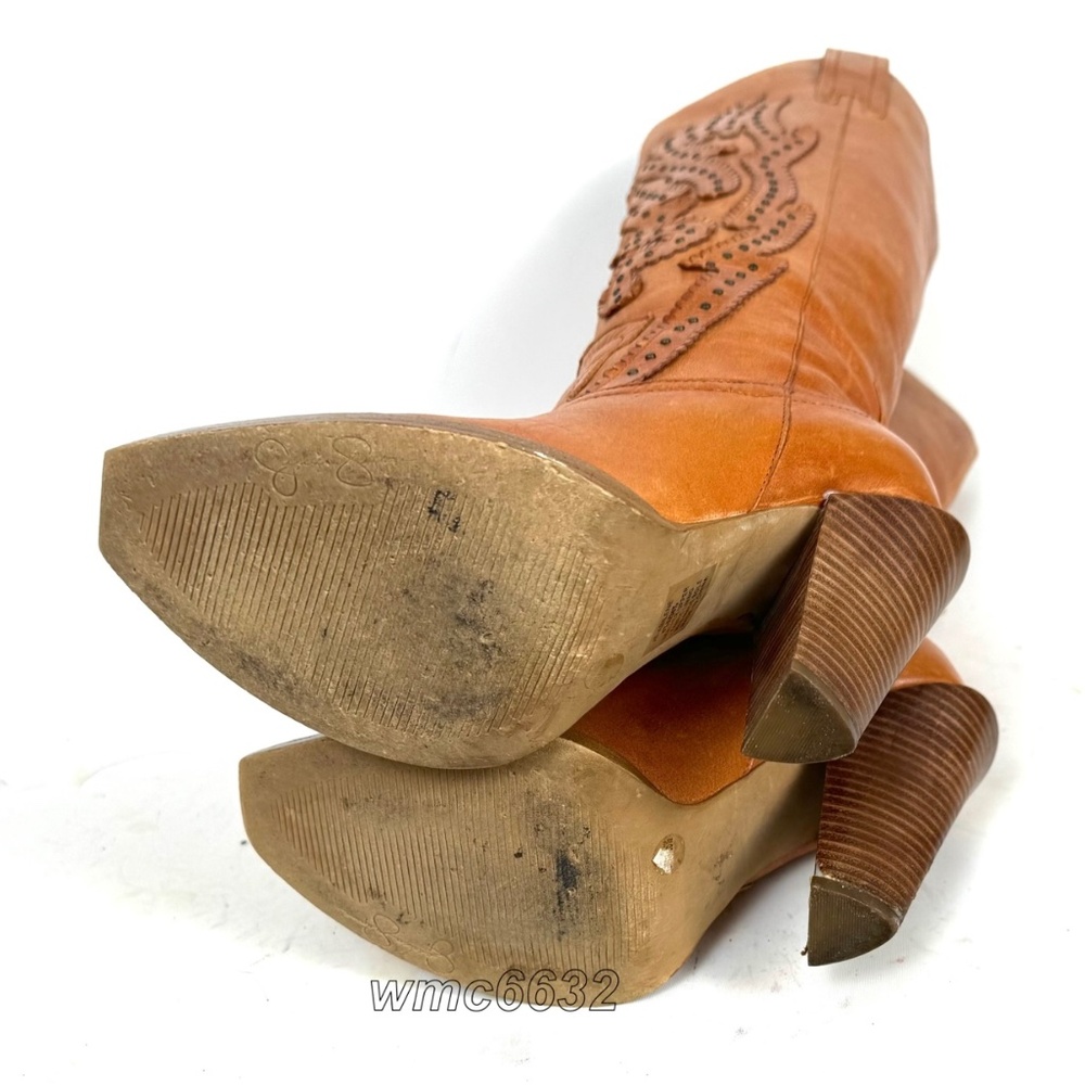 Jessica Simpson Abilene Alan Cowboy Cowgirl Boots - Women's 6.5B VG Condition - Picture 11 of 11